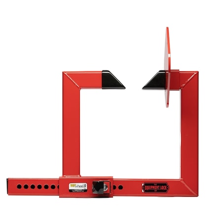 The Equipment Lock Company Heavy Duty Wheel Lock, Fits up to 20 1/2" wide tires HDWL-KA